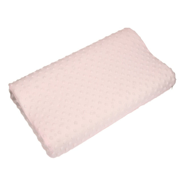Espuma ortopédica Almohada ortopédica para el cuello Látex Moderno Teñido No tejido Almohada de rebote lento Cuidado de la salud cervical