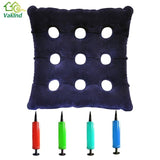 Cuidado de la salud Cojín de silla inflable Cojín de asiento de aire Cojín de asiento de galleta Sellado con calor para la silla de oficina en casa
