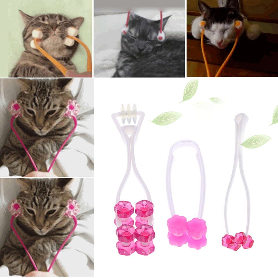 Herramienta de masaje para gatos Gato cara delgada Masajeador Pies Pierna masajeador Cuidado de la salud Herramienta de aseo para el gato Suministros Productos para mascotas