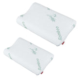 Almohada de espuma de fibra de bambú suave Almohada de memoria de rebote lento Cuidado de la salud Almohada de espuma de memoria Alivio de fatiga para el cuello Inicio