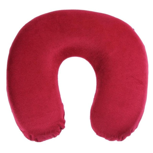 Suave En forma de U Lento Memoria de rebote Espuma Almohada Cuello Almohadas Cuidado de la salud Reposacabezas para el cuerpo Oficina Vuelo Coche Viajar 2019