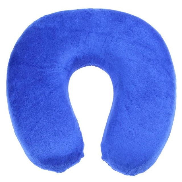 Suave En forma de U Lento Memoria de rebote Espuma Almohada Cuello Almohadas Cuidado de la salud Reposacabezas para el cuerpo Oficina Vuelo Coche Viajar 2019
