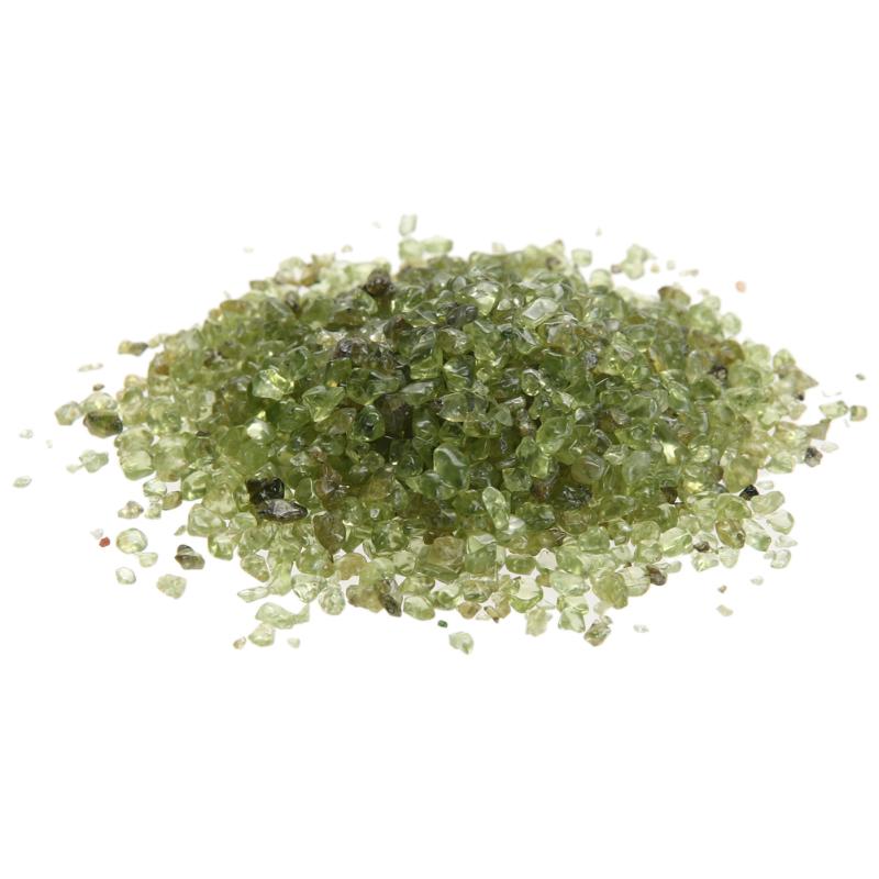 100g Natural Peridot Olivine Cuarzo Cristal Piedra Piedra Chips Salud Suerte Curación Piedras y minerales para la decoración casera