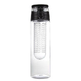 700 ML Fruta Botella de agua Deportes Fitness Salud Botellas de desintoxicación Jugo de silicona Hacer botellas Camping Botellas de viaje con infusor de té