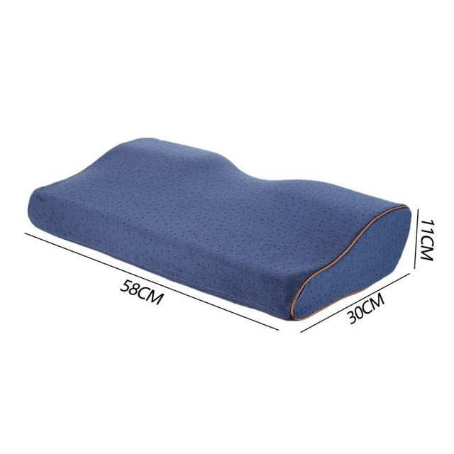 Diseño de mariposa Almohada con memoria Protección para el cuello Lenta memoria de rebote Almohada Cuidado de la salud Cuello ortopédico cervical Almohadas