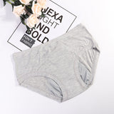 Prueba de fugas Período menstrual Bragas Ropa interior de mujer Pantalones fisiológicos Algodón Saludos Calzoncillos sin costuras Dropshipping de cintura alta