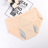 Prueba de fugas Período menstrual Panties Ropa interior Pantalones fisiológicos Algodón Salud Calzoncillos sin costuras Cintura alta Mujer caliente